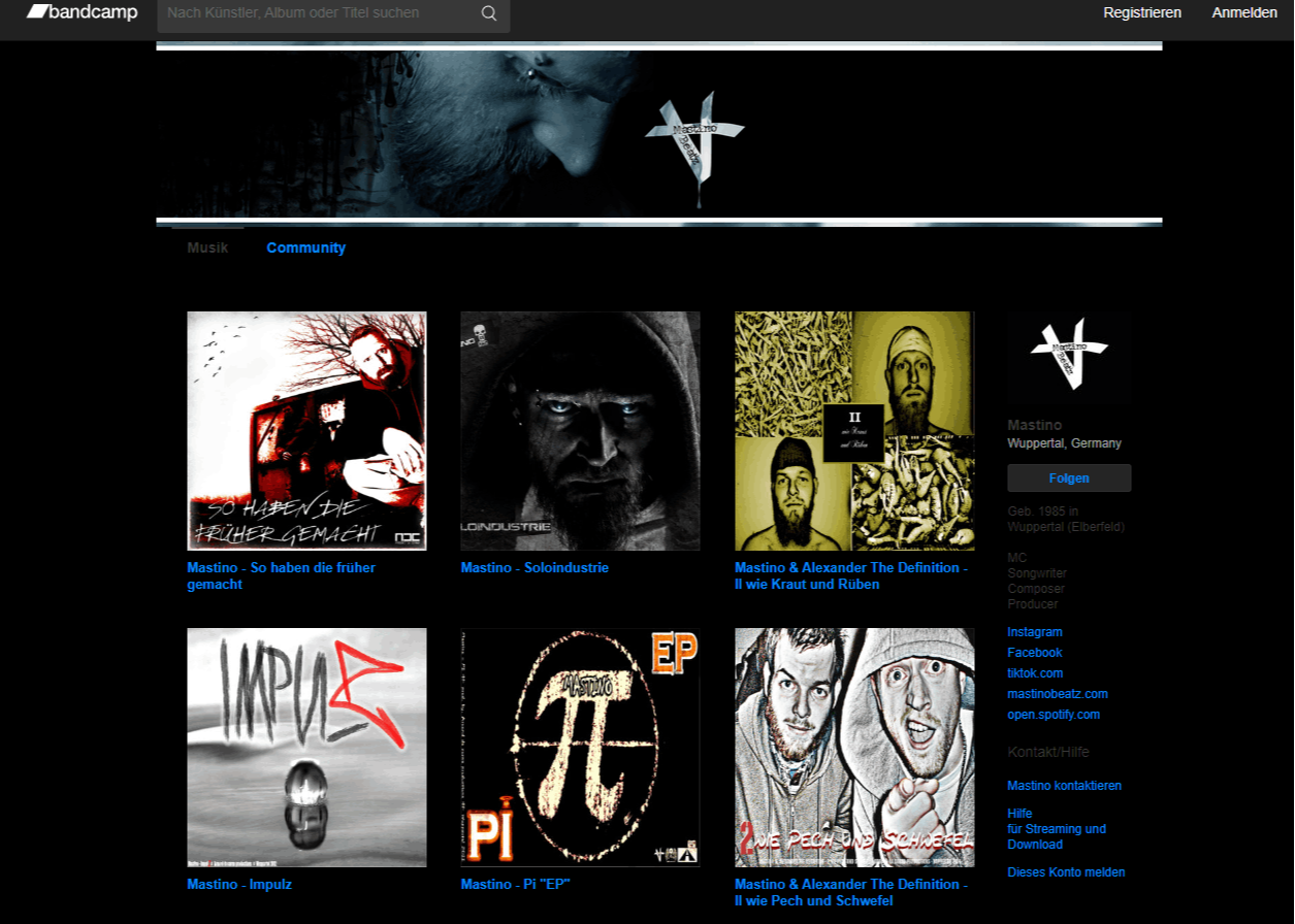 Mastino BandCamp