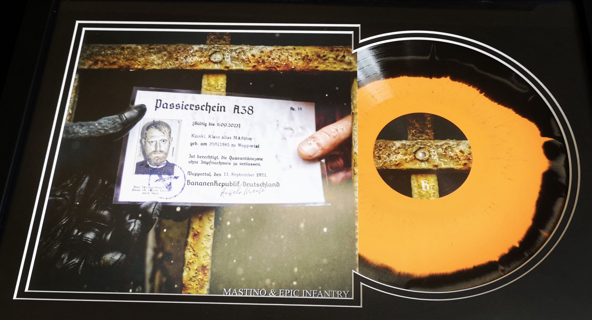 Passierschein A38 — Vinyl, Vorderseite